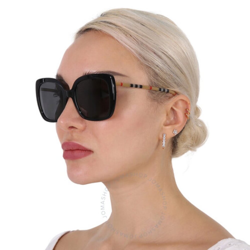 Burberry Women Sunglasses Black Grey Gradient Square BE4323F 38538G BRAND NEW - Picture 11 of 12